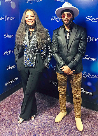Watley with Andre Cymone at the West Coast Jody Watley 35th Solo Debut Anniversary Concert. Photo courtesy of Watley, from her collection.