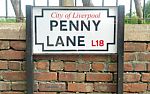 Penny Lane, Liverpool, England