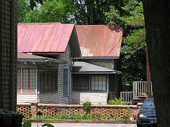 The real Love Shack burned to the ground a while ago. This is another funky little shack in Athens, Georgia with a tin roof.<br>Photo: <a href="https://www.flickr.com/photos/pdenker/74198060/" target="_blank">Patrick Denker</a>, via Flickr, CC 2.0