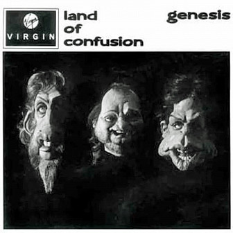Genesis with their puppet avatars on the "Land Of Confusion" single