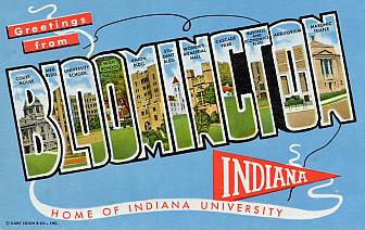 Vintage post card of Bloomington, Indiana<br><a href="https://www.flickr.com/photos/shookphotos/6002781346/" target="_blank">Steve Shook</a>, via Flickr, CC 2.0