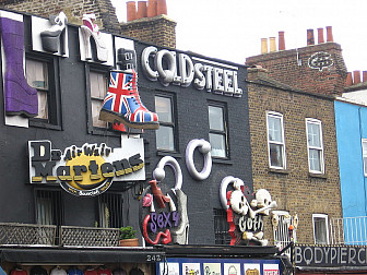 Some colorful signage in Camden Town