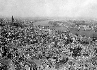 Cologne c 1945, after bombings
