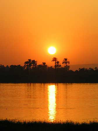 Sunset in North Africa