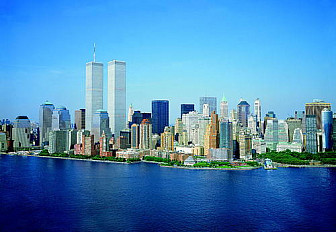 Pre-9/11 skyline<br>Photo: Carol M. Highsmith, Library of Congress